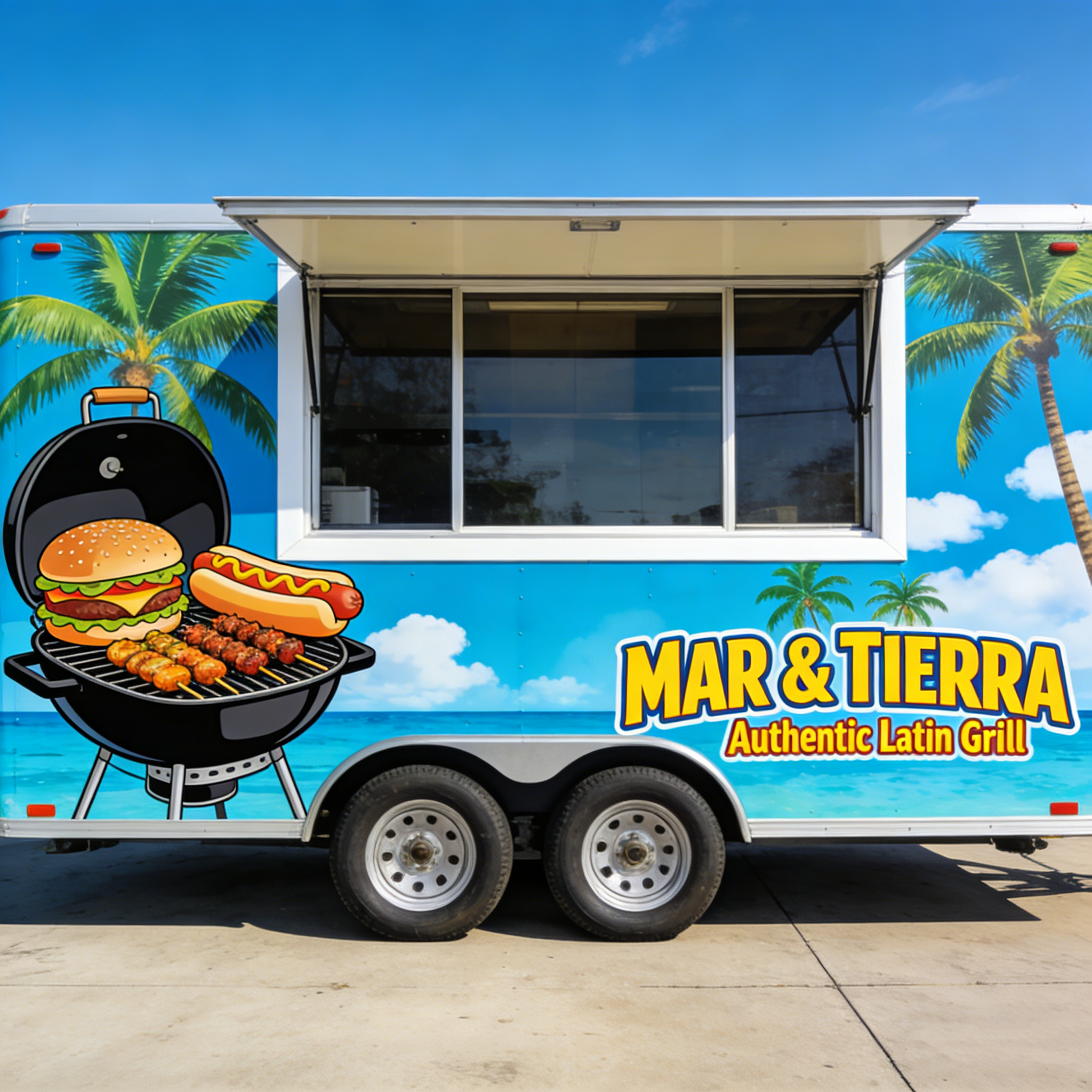 Street Food Snacks - Fully Fitted Mobile Snack Food Trailer