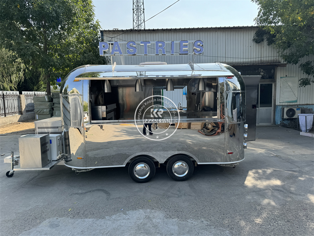 Street Food Trailer  Mobile Ki - مراجعة Food Snacks Logos وسعره