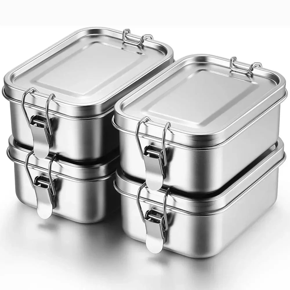 Stainless Steel Bento Box Meta - مراجعة Food Snacks For School وسعره