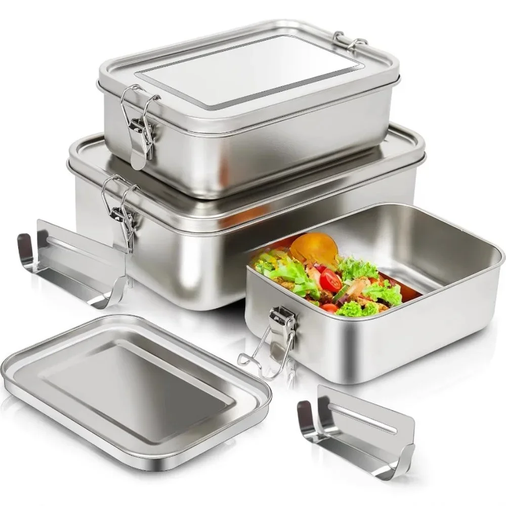 Stainless Steel Bento Box Meta - مراجعة Food Snacks For School وسعره