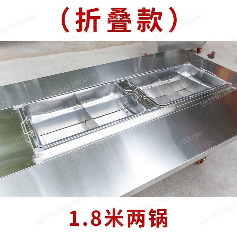 Mobile stall folding snack tru - مراجعة Spicy Food Snacks وسعره