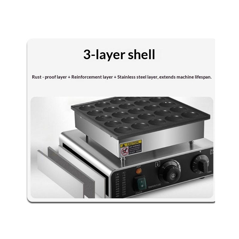 Non-Stick Surface Electric Pan - مراجعة Food Snacks Making Machine وسعره