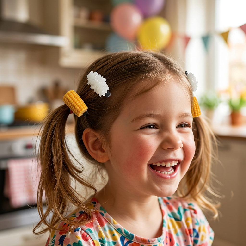Mini Food Hair Clips Set Reali - مراجعة Food Snacks Party وسعره