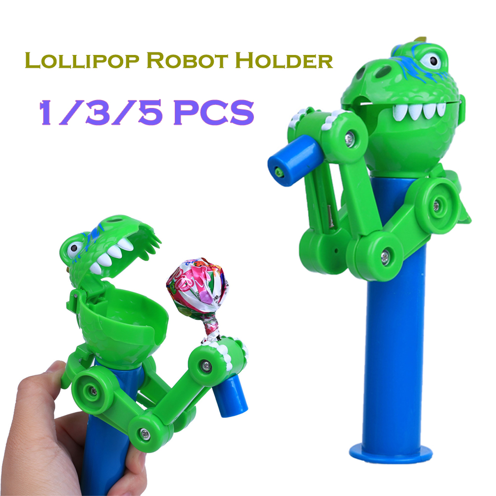 1/3/5PCS Dinosaur Lollipop Rob - مراجعة Spicy Food Snacks وسعره