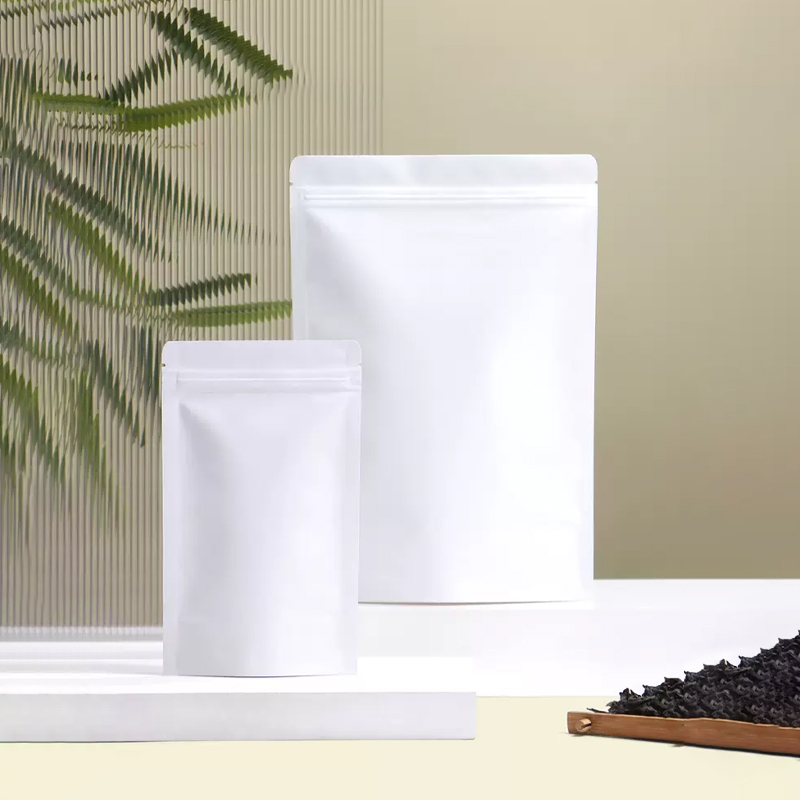 Kraft Paper Zipper Bags Standi - مراجعة Food Snacks Logos وسعره