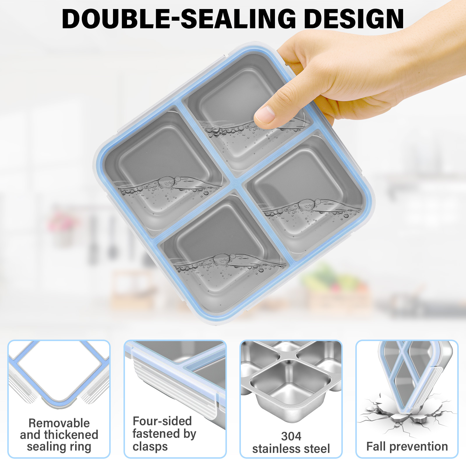 2 Pcs Stainless Steel Snack Bo - مراجعة Food Snacks For School وسعره