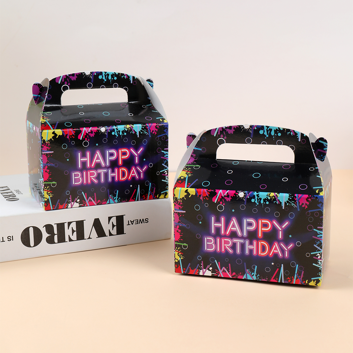 Fluorescent Candy Box Paper Ca - مراجعة Food Snacks Party وسعره
