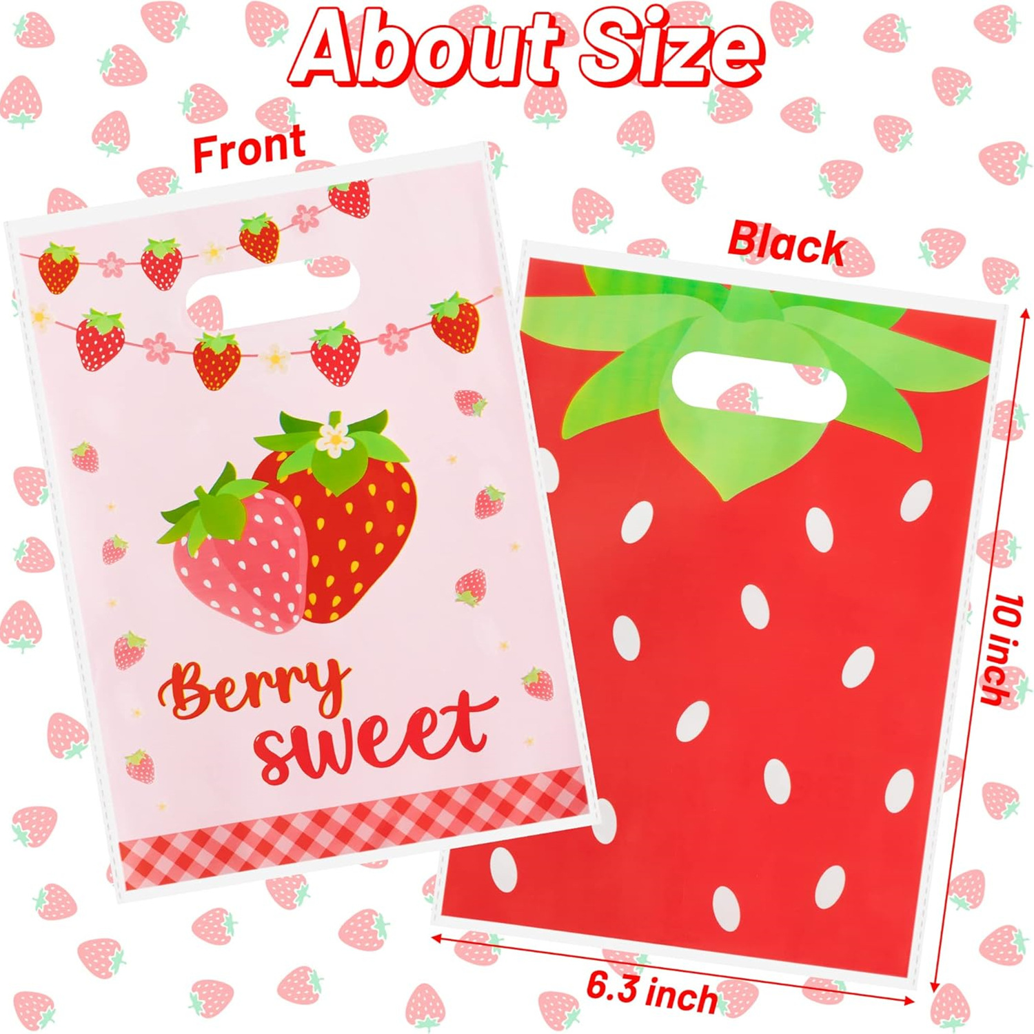 50Pcs Sweet Fruit Strawberry T - مراجعة Spicy Food Snacks وسعره