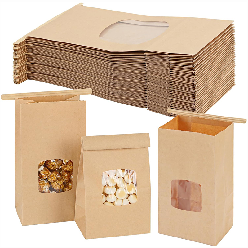 10Pcs Bakery Bags, Window Seal - مراجعة Food Snacks Party وسعره