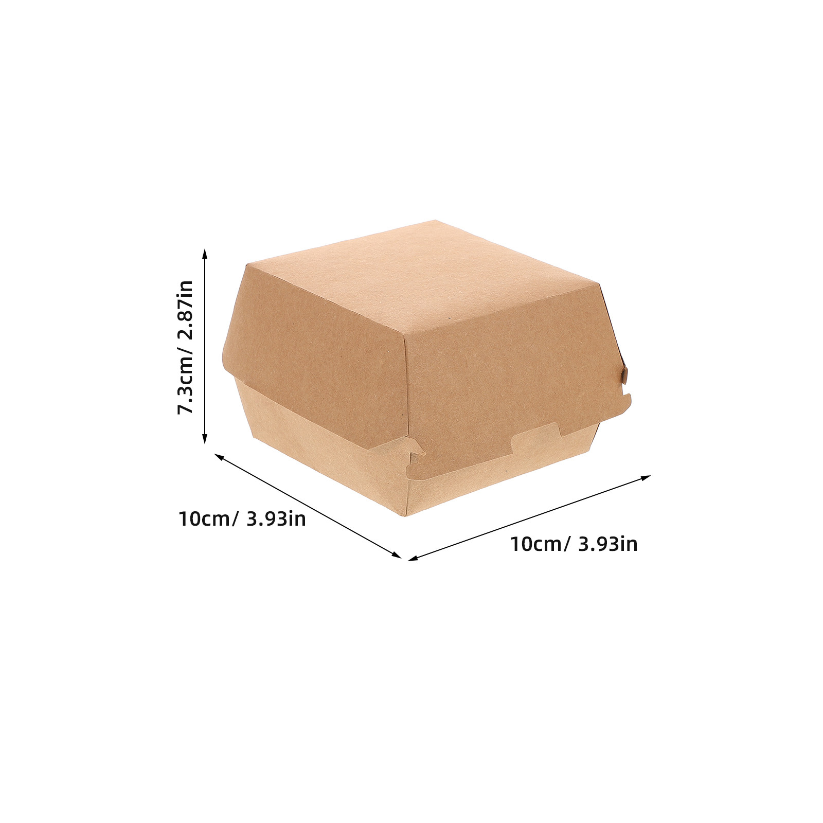 30Pcs Burger Boxes Kraft Paper - مراجعة Food Snacks Party وسعره