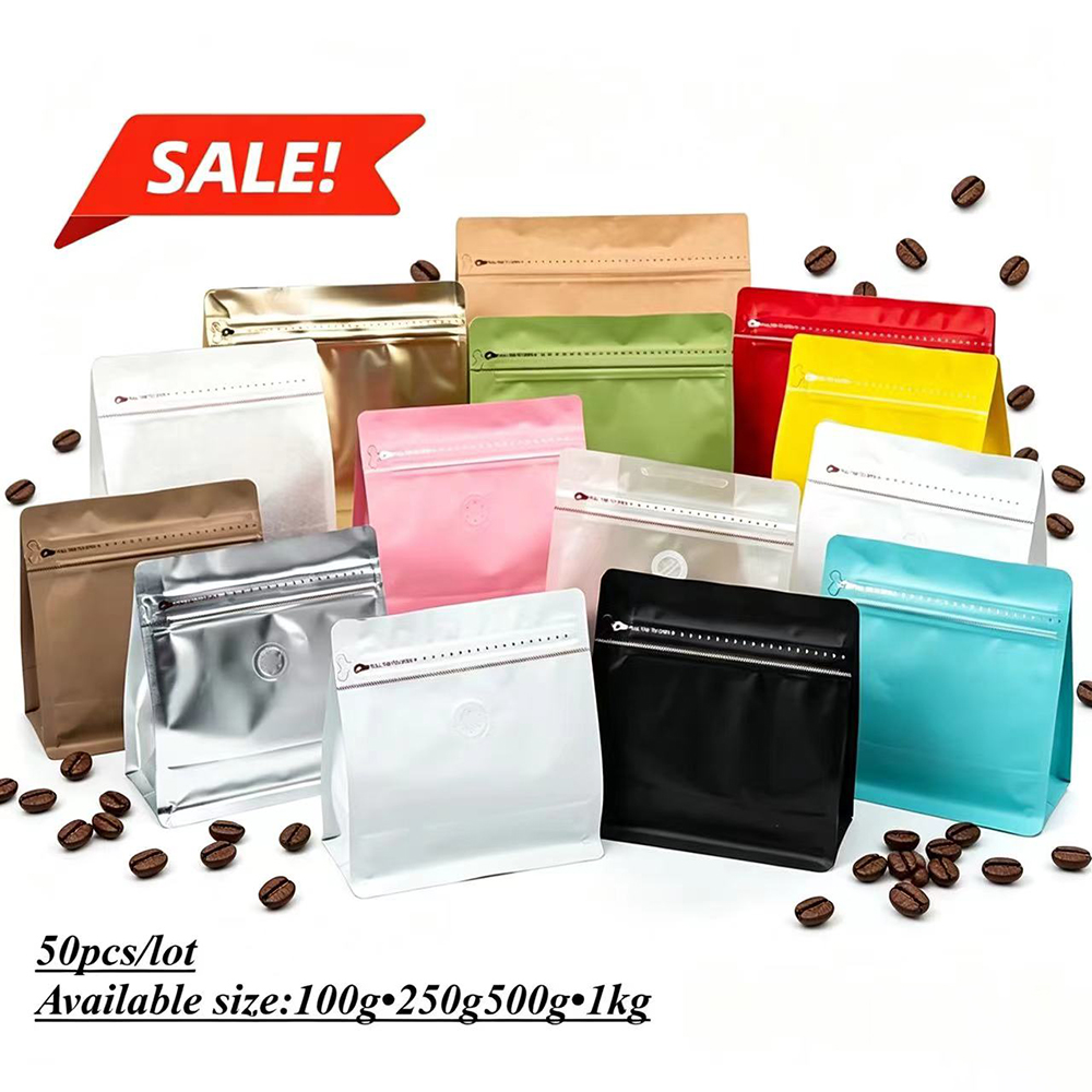 50pcs Matte Black Mylar Alumin - مراجعة Food Snacks Party وسعره