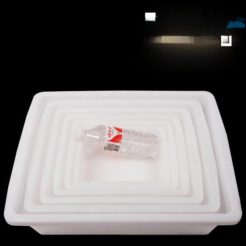 White Plastic Rectangular Stor - مراجعة Spicy Food Snacks وسعره