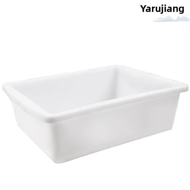 White Plastic Rectangular Stor - مراجعة Spicy Food Snacks وسعره