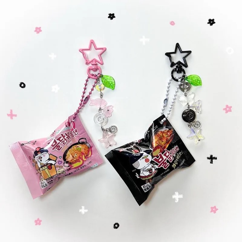 Buldak Ramen Keychain Korean S - مراجعة Spicy Food Snacks وسعره