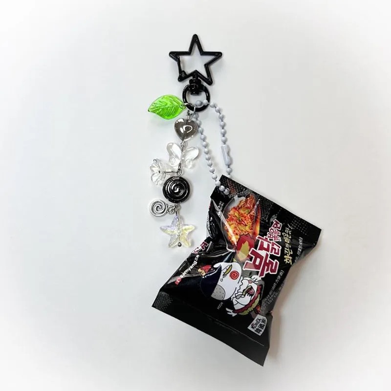 Buldak Ramen Keychain Korean S - مراجعة Spicy Food Snacks وسعره