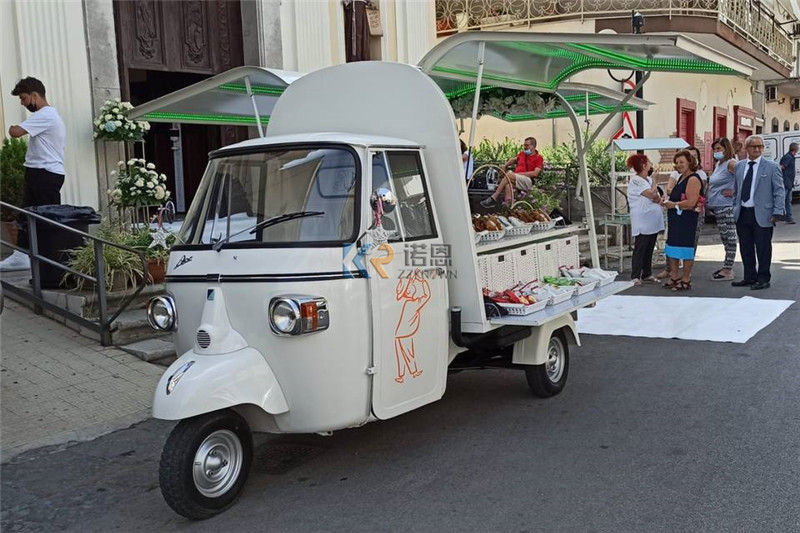 OEM Electric Tricycle Cart Fas - مراجعة Street Food Snacks وسعره