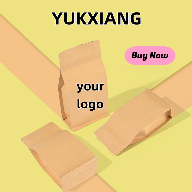 Custom Logo Kraft Paper Alumin - مراجعة Food Snacks Logos وسعره
