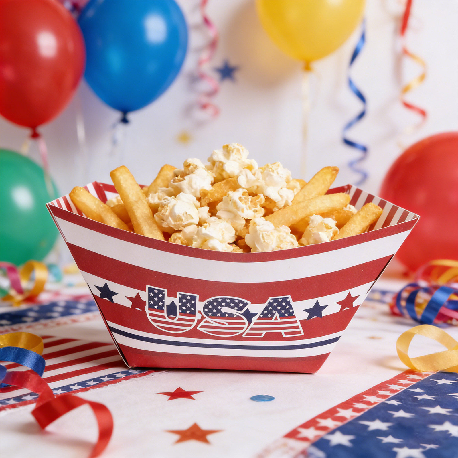 12Pcs Independence Day Party S - مراجعة Food Snacks Party وسعره