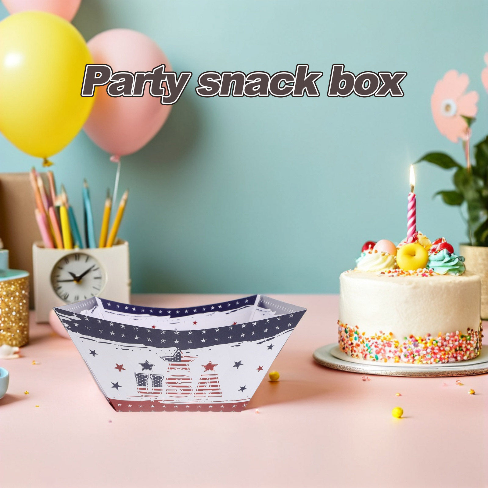 12Pcs Independence Day Party S - مراجعة Food Snacks Party وسعره