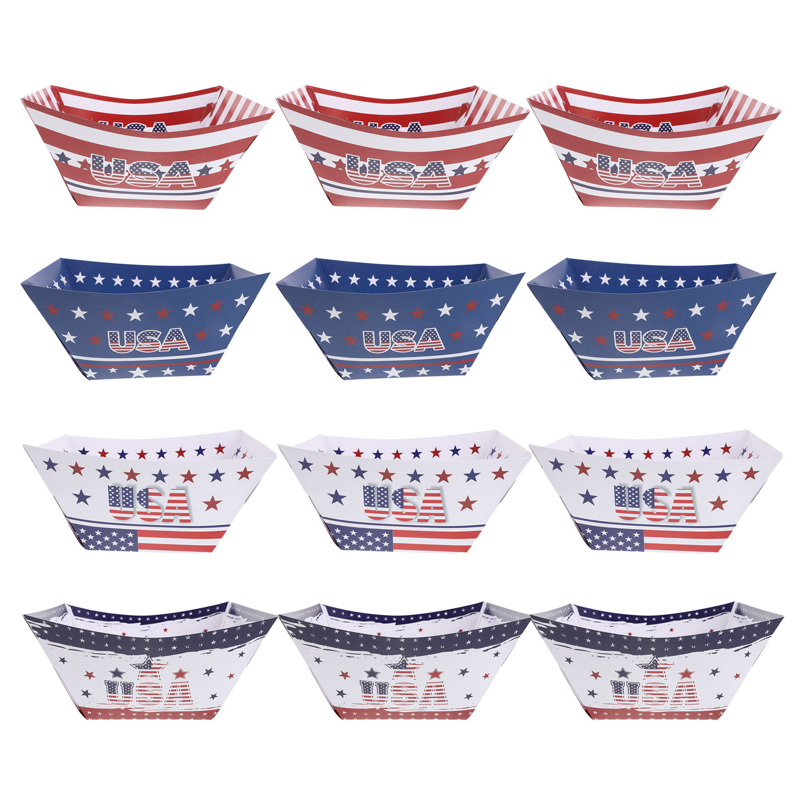 12Pcs Independence Day Party S - مراجعة Food Snacks Party وسعره