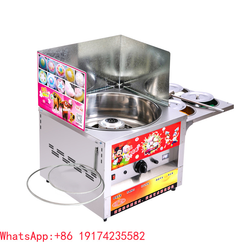 Gas Cotton Candy Machine Comme - مراجعة Food Snacks Making Machine وسعره