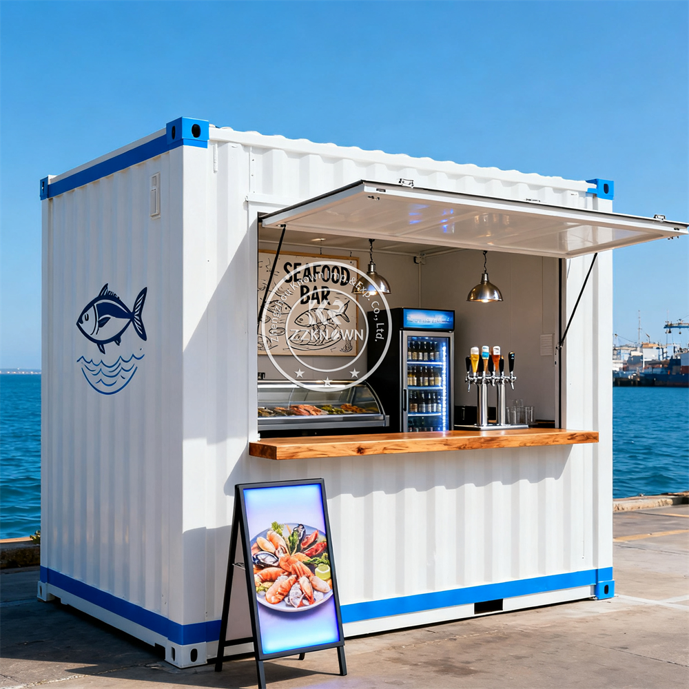 Prefabricated Street Bubble Te - مراجعة Street Food Snacks وسعره