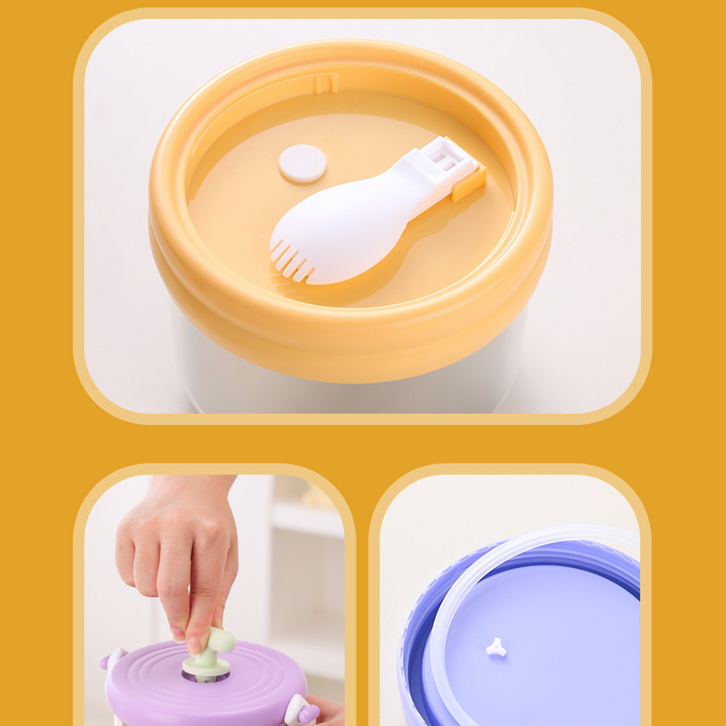 Double Layer Lunch Box 304 Sta - مراجعة Food Snacks For School وسعره