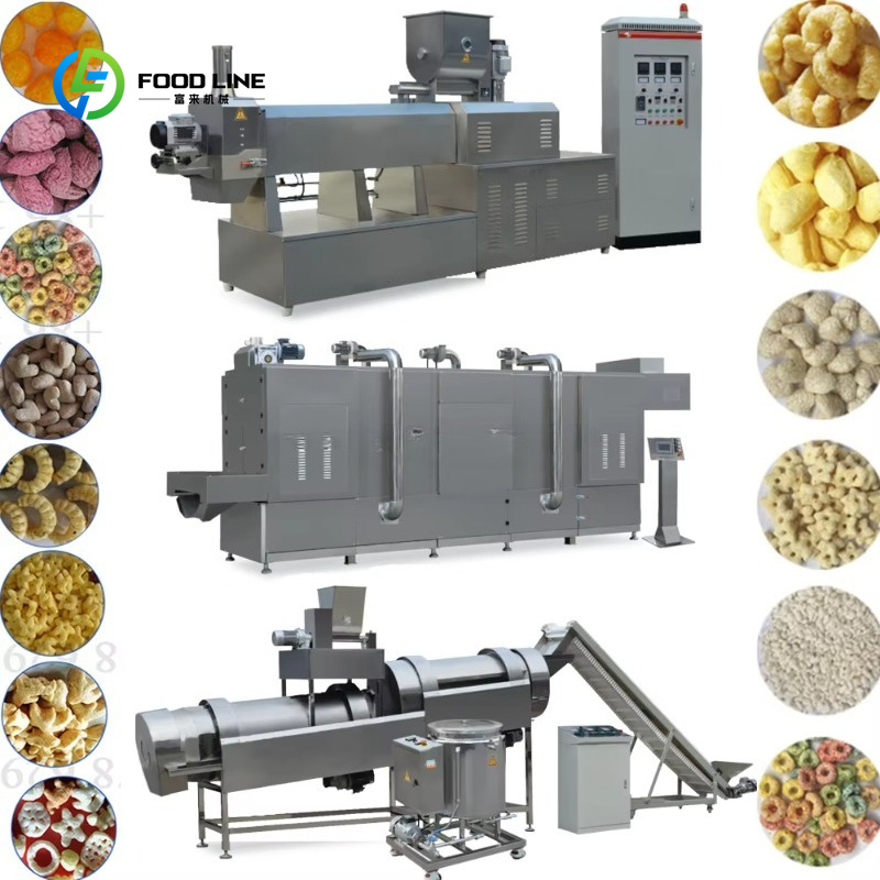 Customized Double Screw Extrud - مراجعة Food Snacks Making Machine وسعره