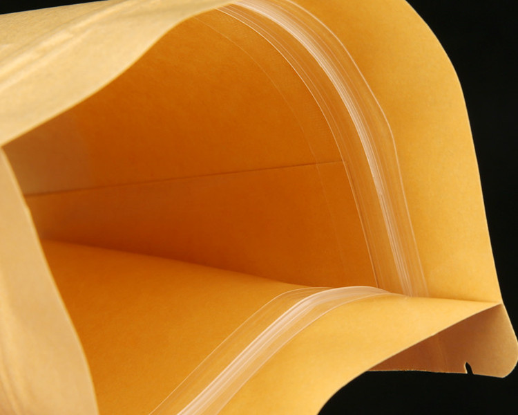 50PCS 3D Stand-up Kraft Paper  - مراجعة Food Snacks Logos وسعره