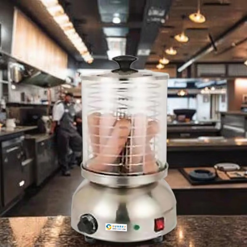 Commercial Automatic Hot Dog M - مراجعة Food Snacks Making Machine وسعره