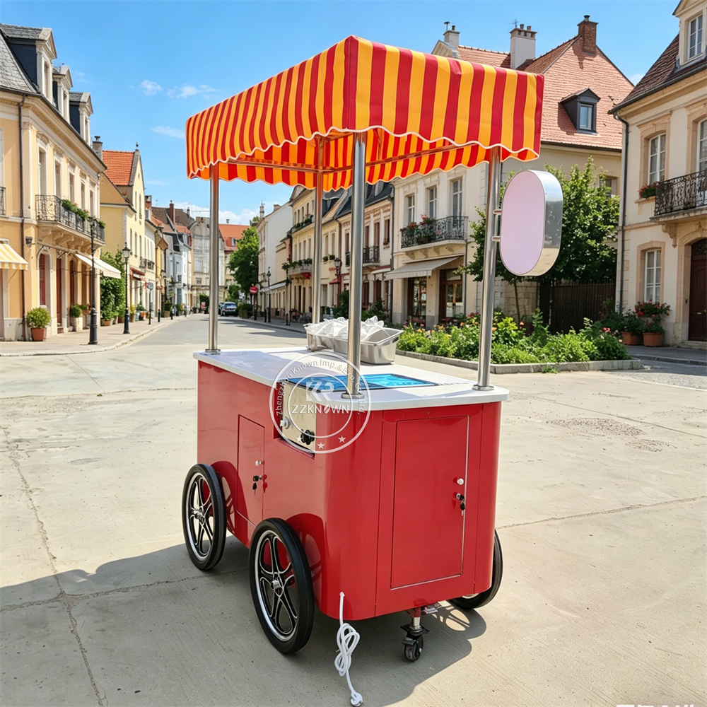 Mobile Food Cart Outdoor Urban - مراجعة Food Snacks Logos وسعره