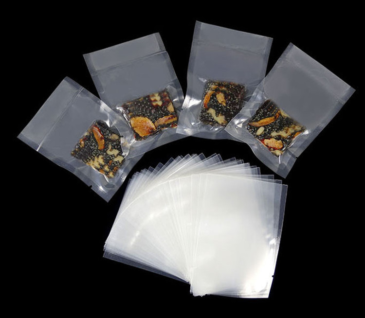 100PCS Open Top Clear Vacuum P - مراجعة Food Snacks Logos وسعره