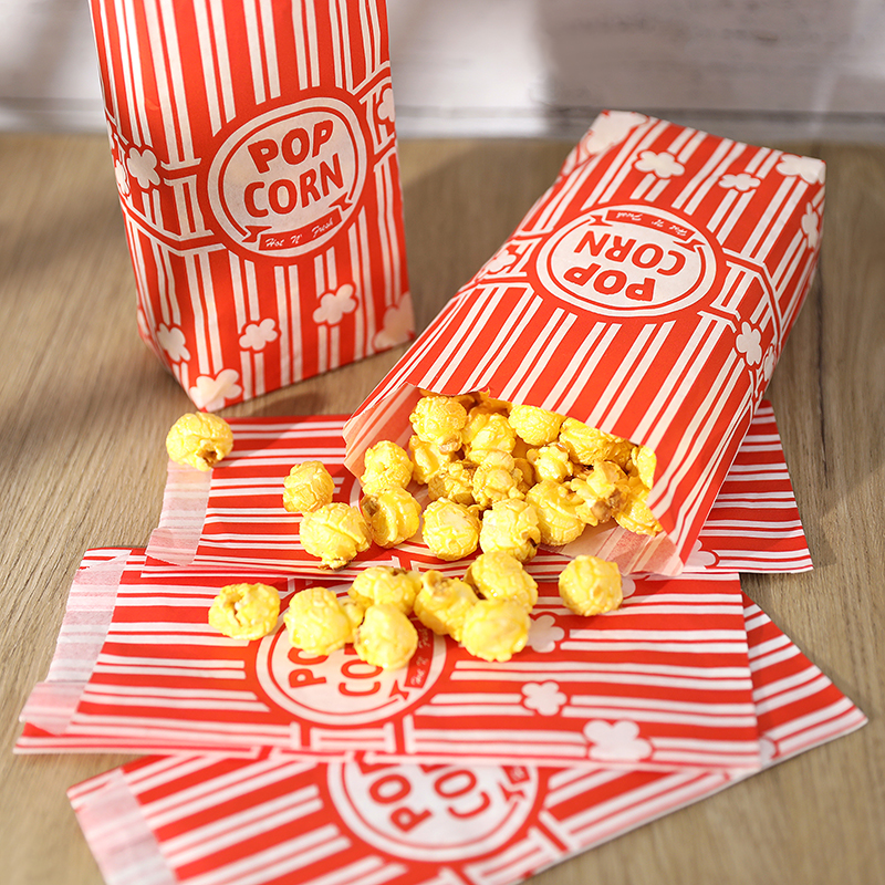 20/50Pcs Popcorn Bags Individu - مراجعة Food Snacks Party وسعره