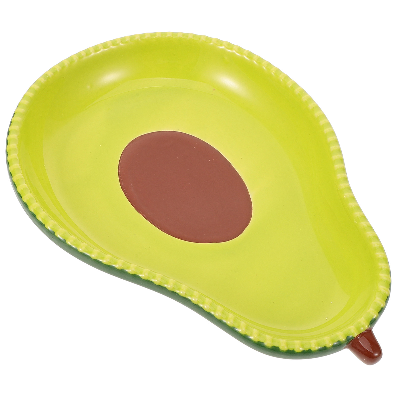 Avocado Shaped Ceramic Plate F - مراجعة Food Snacks Party وسعره