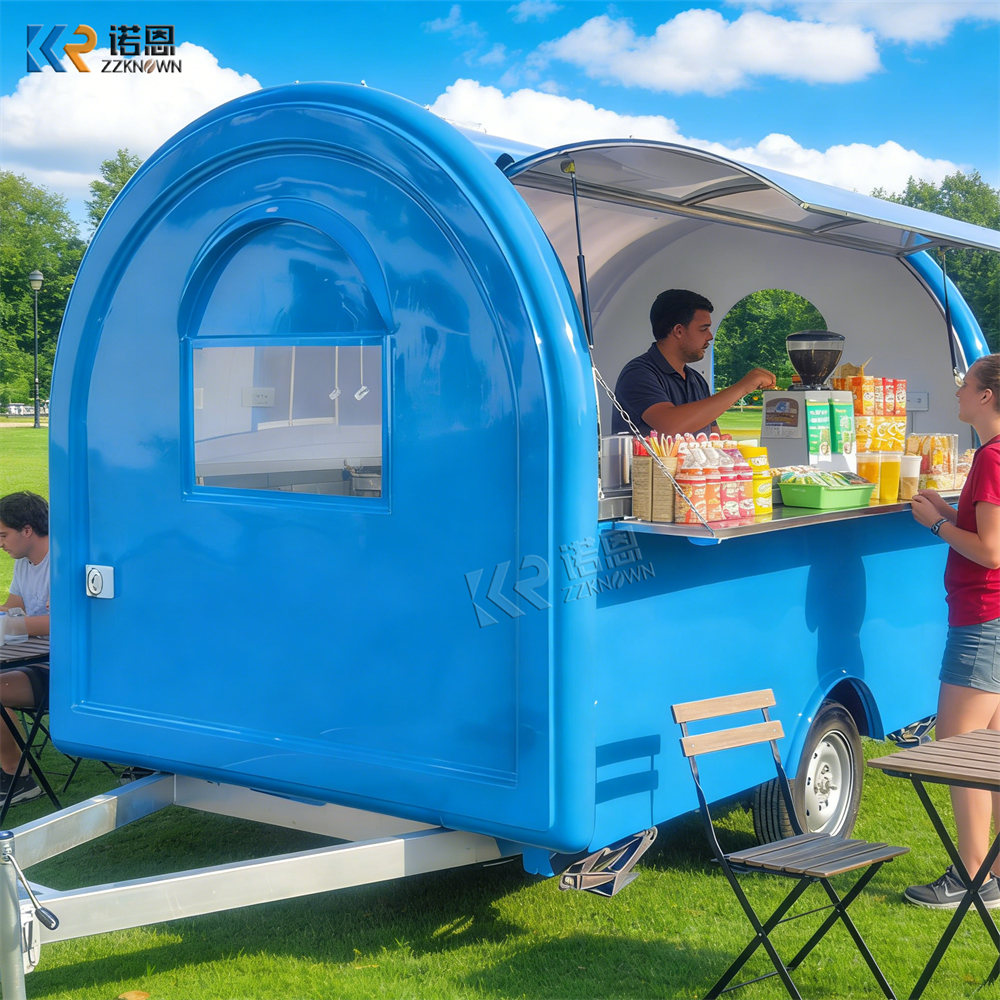 Commercial Fast Food Trailer M - مراجعة Street Food Snacks وسعره