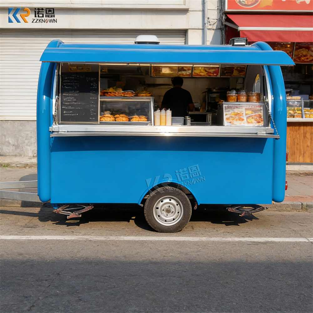 Commercial Fast Food Trailer M - مراجعة Street Food Snacks وسعره