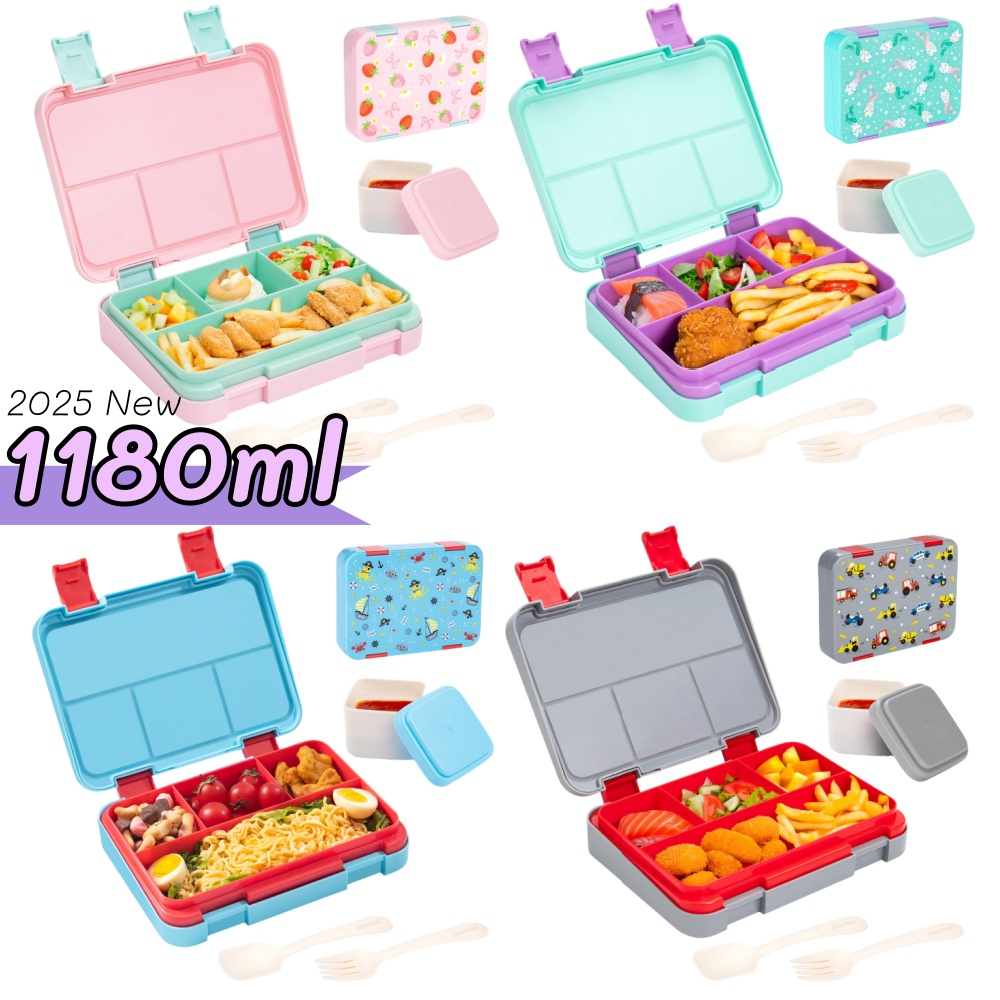 40oz Cartoon Pattern Bento Lun - مراجعة Food Snacks For School وسعره
