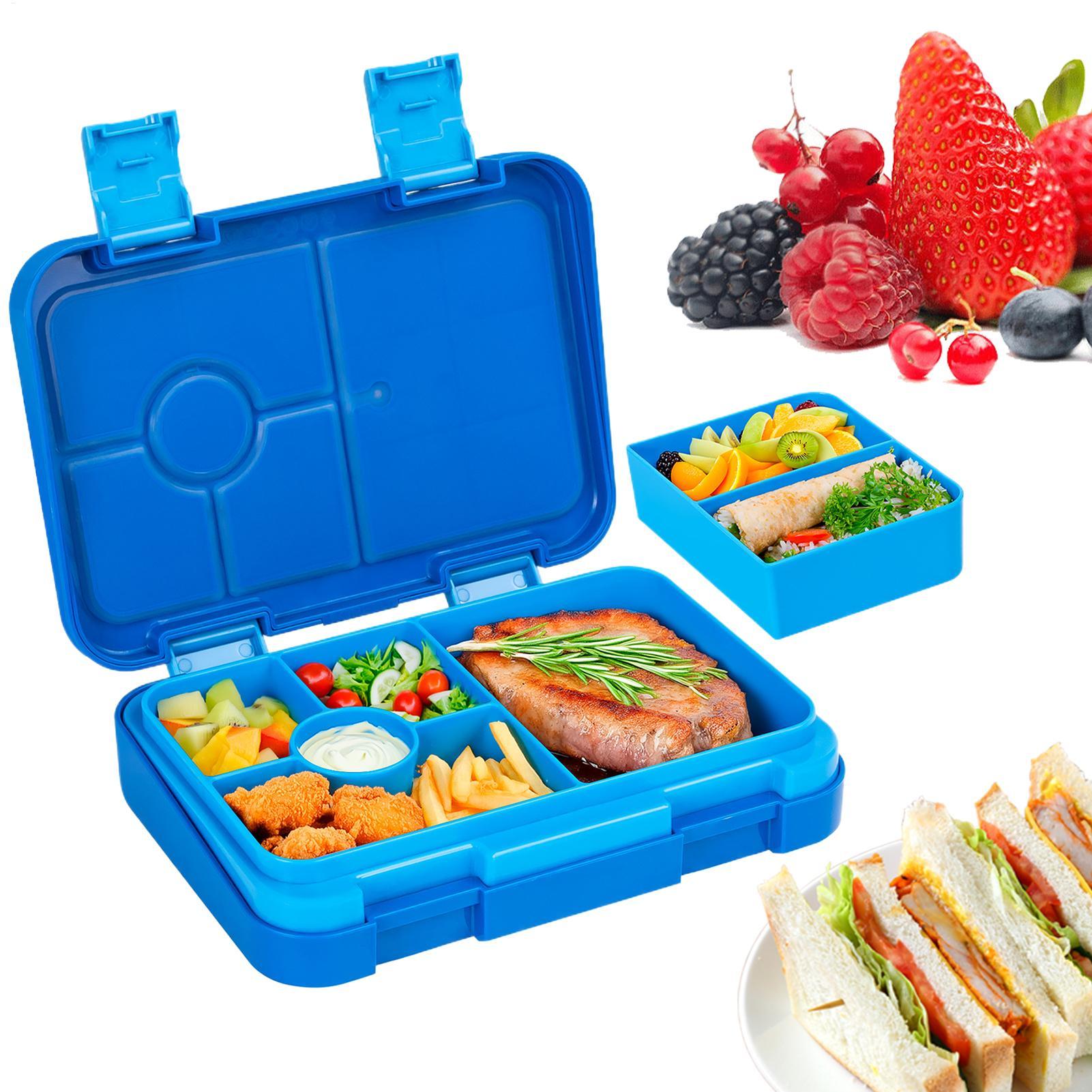 Bento Lunch Box with  Compartm - مراجعة Food Snacks For School وسعره
