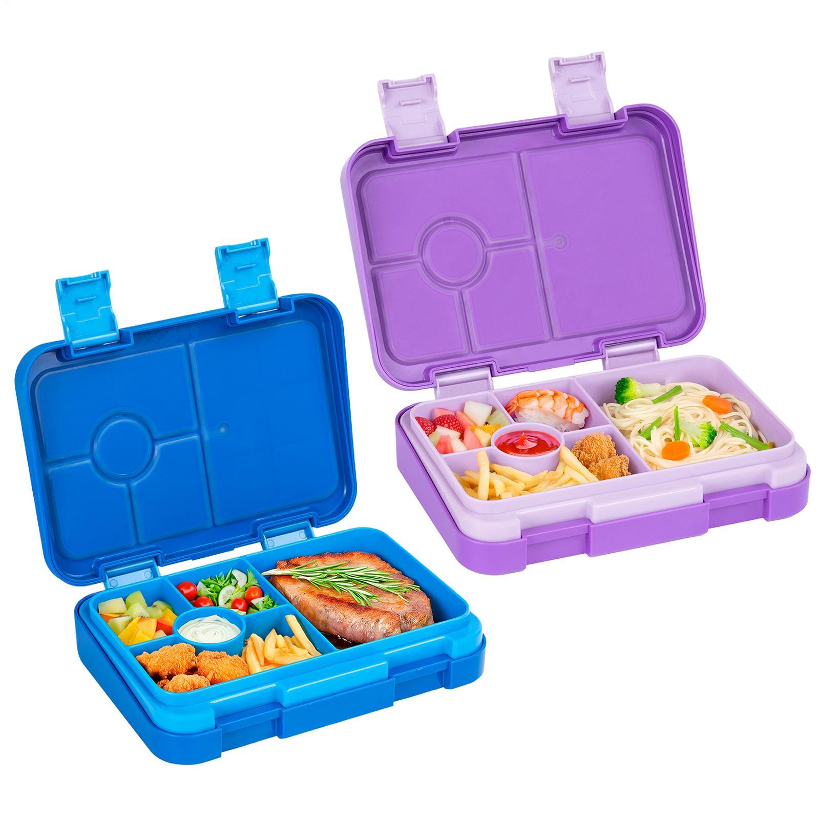 Bento Lunch Box with  Compartm - مراجعة Food Snacks For School وسعره