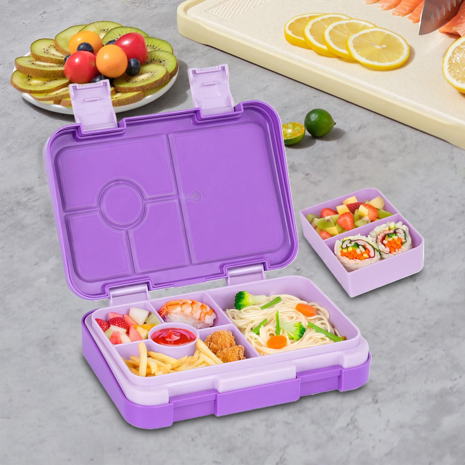 Bento Lunch Box with  Compartm - مراجعة Food Snacks For School وسعره