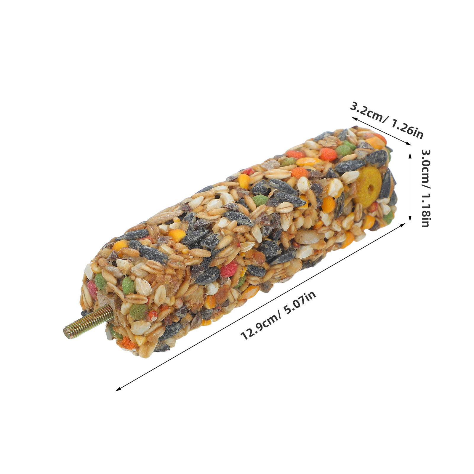 Natural Bird Perch Snack Bar C - مراجعة Mixed Seed Snack وسعره
