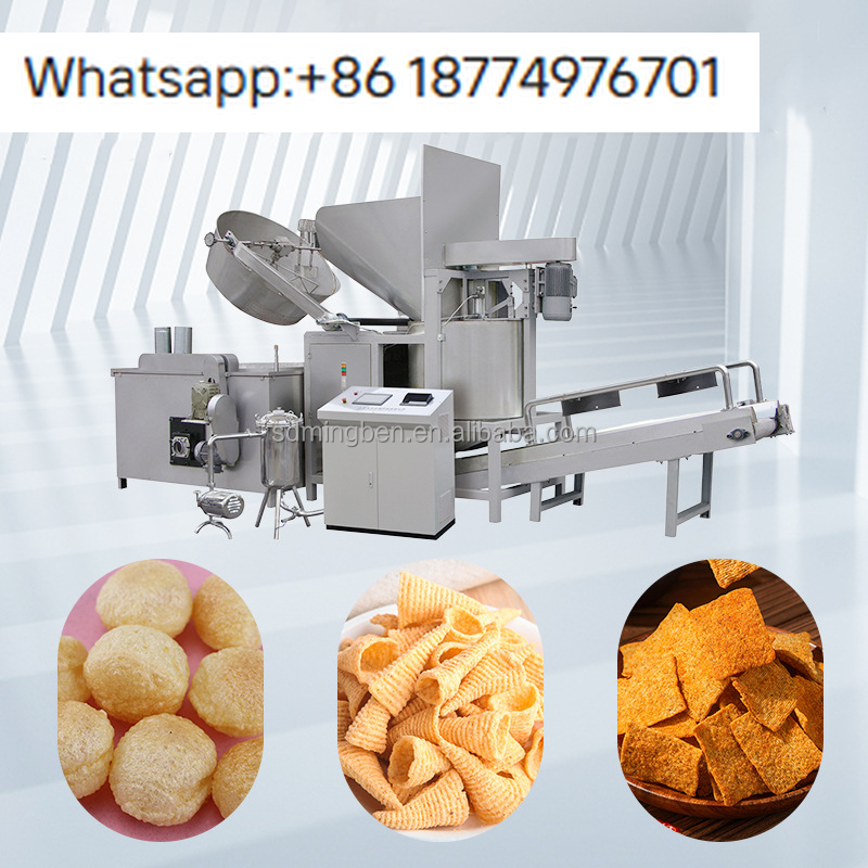 Extruded Automatic Fried 3d Pe - مراجعة Food Snacks Making Machine وسعره