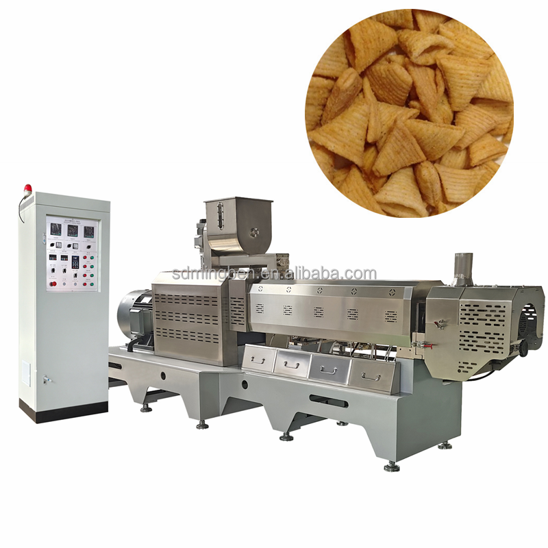Extruded Automatic Fried 3d Pe - مراجعة Food Snacks Making Machine وسعره