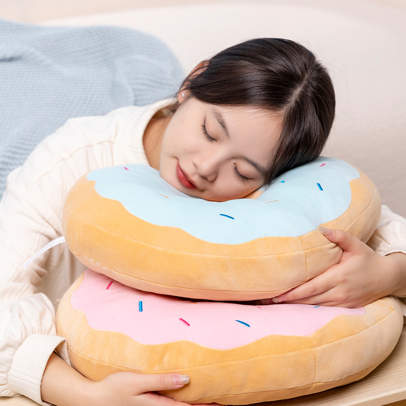 Candy Colors Donut Plush Pillo - مراجعة Soft Food Snacks Kids وسعره