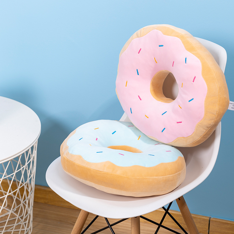 Candy Colors Donut Plush Pillo - مراجعة Soft Food Snacks Kids وسعره