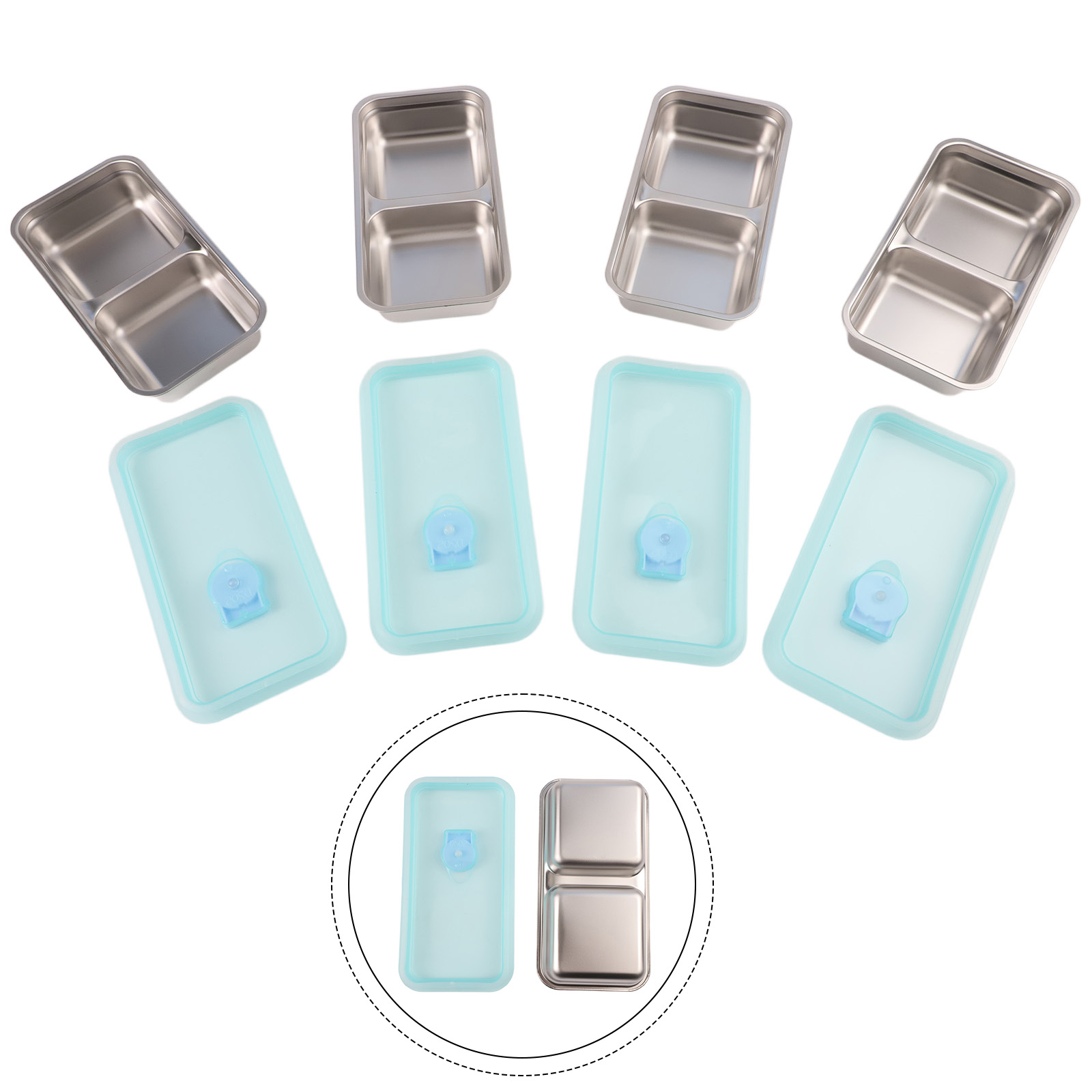 4Pcs Stainless Steel Snack Con - مراجعة Food Snacks For School وسعره