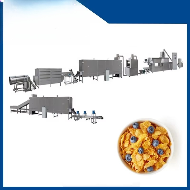 Crispy Corn Flakes Breakfast C - مراجعة Food Snacks Making Machine وسعره