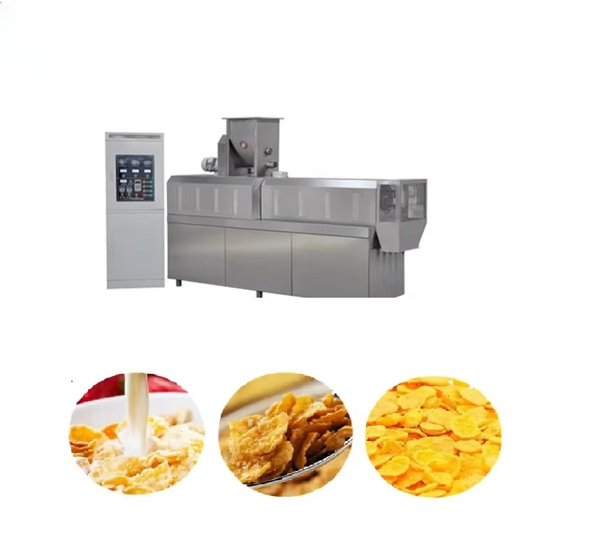 Crispy Corn Flakes Breakfast C - مراجعة Food Snacks Making Machine وسعره
