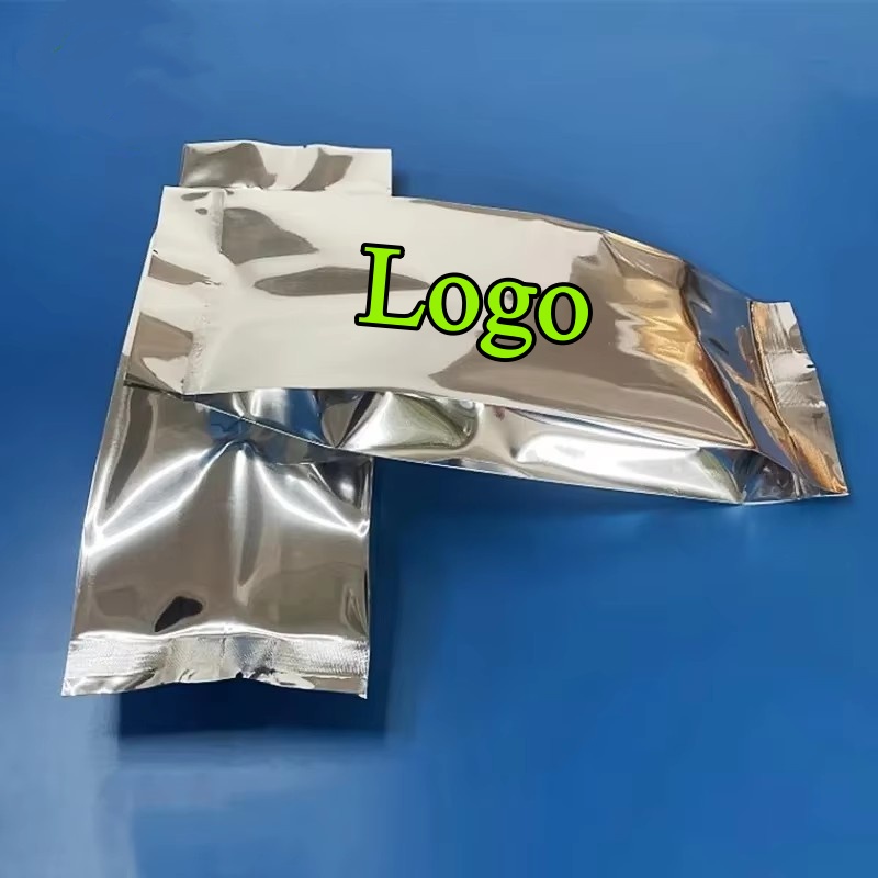 100PCS Side Gussets Glossy Sil - مراجعة Food Snacks Logos وسعره