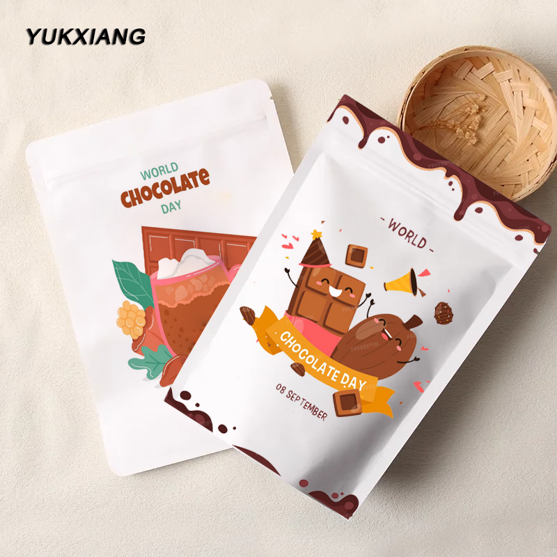 Customized White Kraft Paper Z - مراجعة Food Snacks Party وسعره